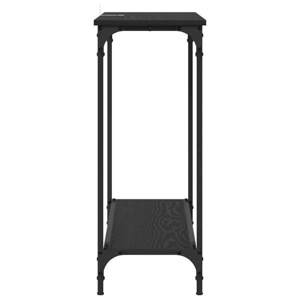 Konsolentisch Schwarze Eiche 101 x 30.5 x 75 cm Holzwerkstoff