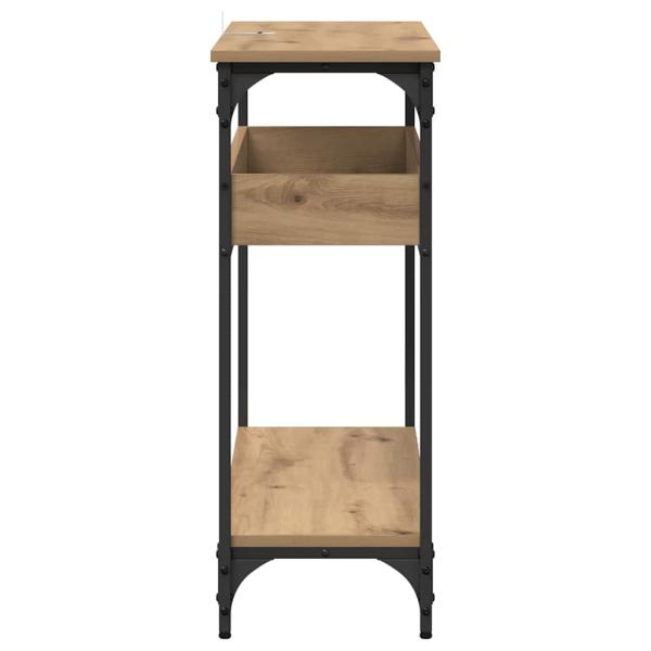 Konsolentisch Eiche handwerklich 100 x 29 x 75 cm Holzwerkstoff