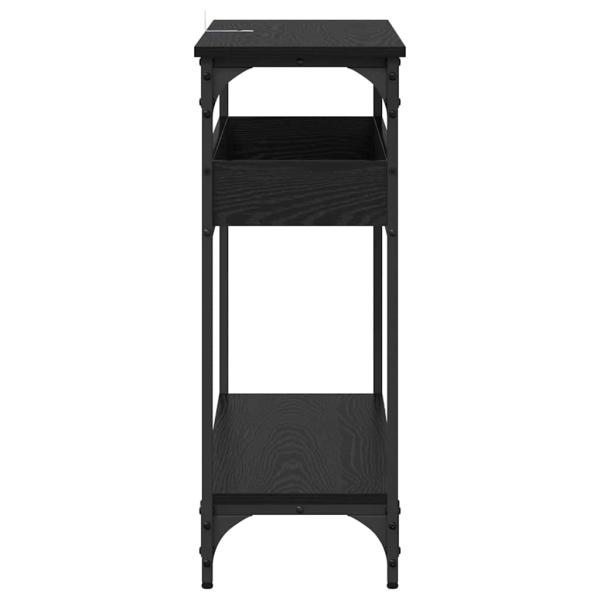 Konsolentisch Schwarze Eiche 100 x 29 x 75 cm Holzwerkstoff