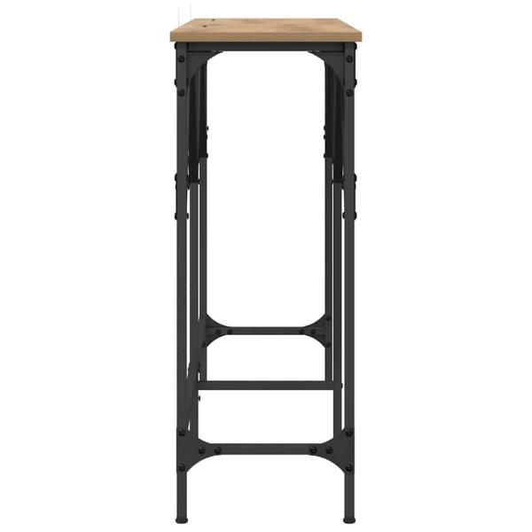 Konsolentisch Eiche handwerklich 140 x 29 x 75 cm Holzwerkstoff