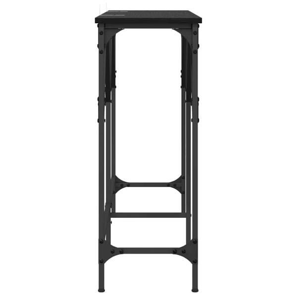 Konsolentisch Schwarze Eiche 140 x 29 x 75 cm Holzwerkstoff