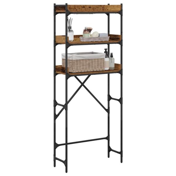 Waschmaschinenregal Altholz 67 x 25 x 163 cm Holzwerkstoff