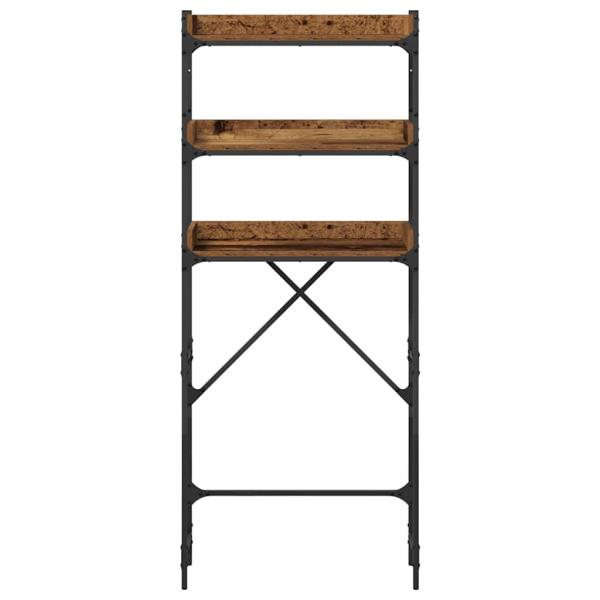 Waschmaschinenregal Altholz 67 x 25 x 163 cm Holzwerkstoff