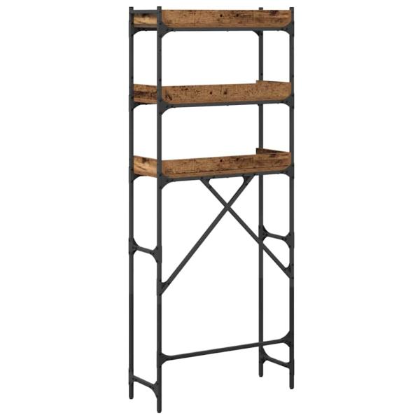 Waschmaschinenregal Altholz 67 x 25 x 163 cm Holzwerkstoff