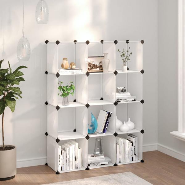 ARDEBO.de - Regalsystem mit 12 Würfeln Transparent PP