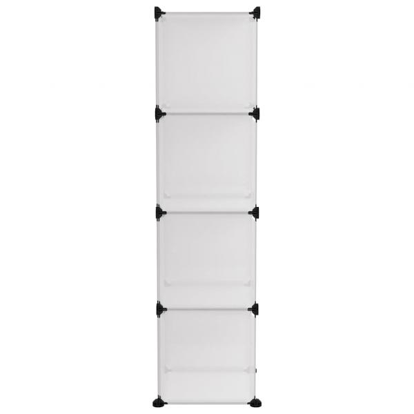 Regalsystem mit 12 Würfeln Transparent PP