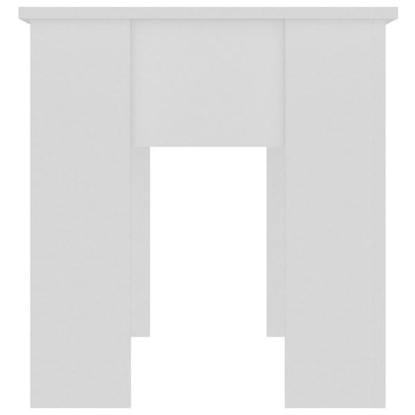 Couchtisch Weiß 101x49x52 cm Holzwerkstoff