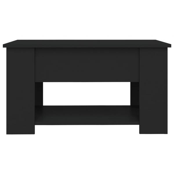 Couchtisch Schwarz 79x49x41 cm Holzwerkstoff