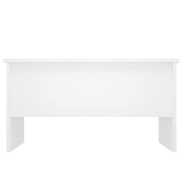Couchtisch Weiß 80x50x42,5 cm Holzwerkstoff