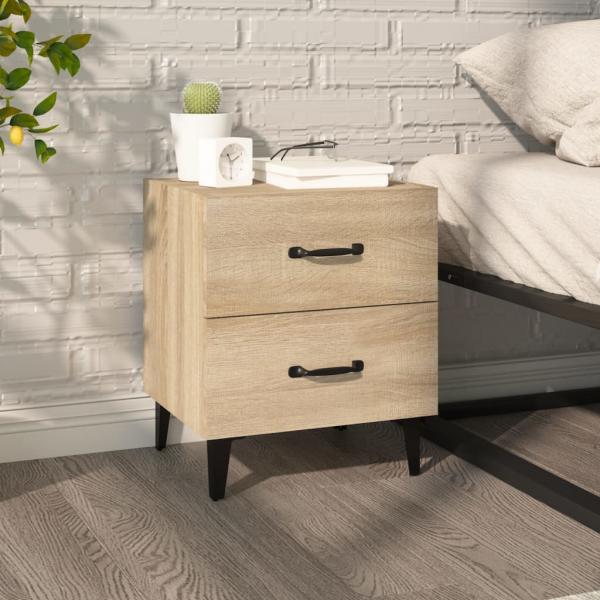 ARDEBO.de - Nachttisch Sonoma-Eiche 40x35x47,5 cm