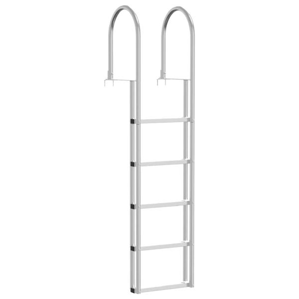 Dockleiter Silber 45 x 11.5 x 190 cm Aluminium