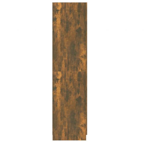 Kleiderschrank Räuchereiche 90x52x200 cm Holzwerkstoff
