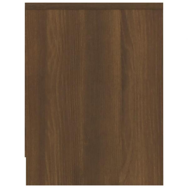 Nachttische 2 Stk. Braun Eichen-Optik 40x30x40 cm Holzwerkstoff
