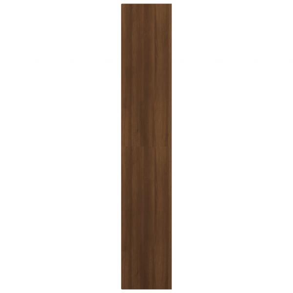 Bücherregal Braun Eichen-Optik 36x30x171 cm Holzwerkstoff