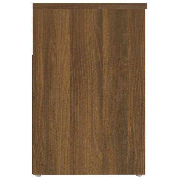 Schuhbank Braun Eichen-Optik 60x30x45 cm Holzwerkstoff