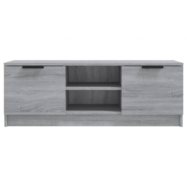 TV-Schrank Grau Sonoma 102x35x36,5 cm Holzwerkstoff