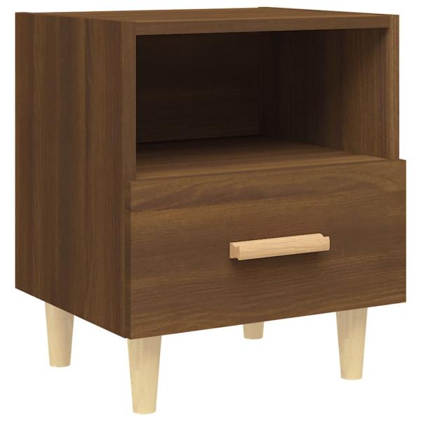 ARDEBO.de - Nachttische 2 Stk. Braun Eichen-Optik 40x35x47 cm