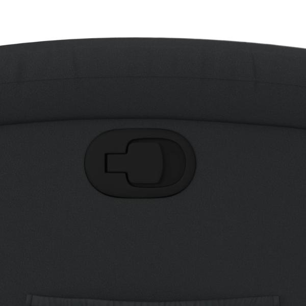 Relaxsessel Echtleder Schwarz