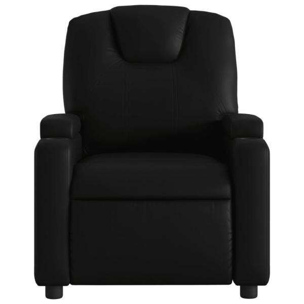 Relaxsessel, Kunstleder, Schwarz