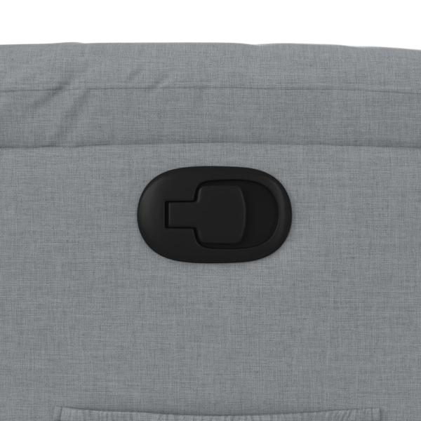 ARDEBO.de - Relaxsessel Hellgrau Stoff