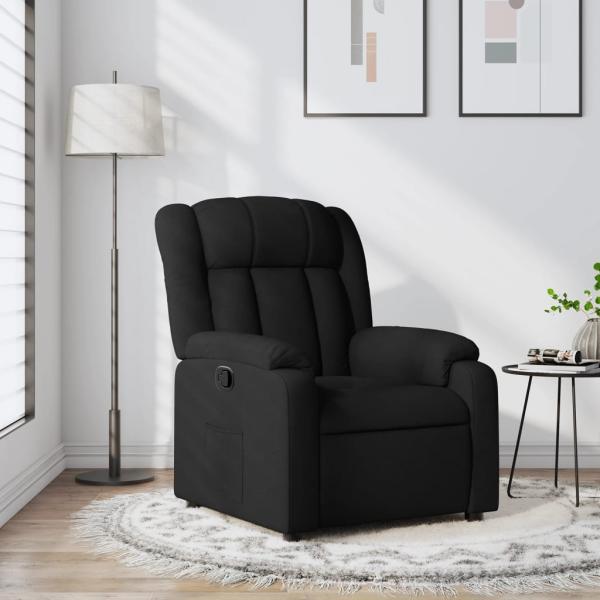 ARDEBO.de - Relaxsessel Schwarzer Stoff