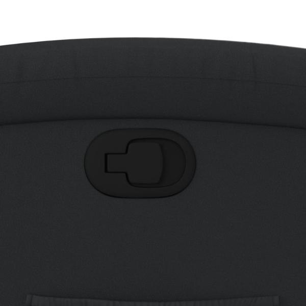 Relaxsessel Echtleder Schwarz