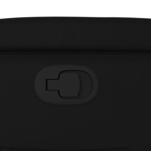 Relaxsessel, Kunstleder, Schwarz