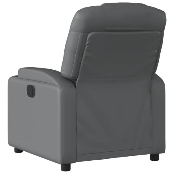ARDEBO.de - Relaxsessel Grau Kunstleder