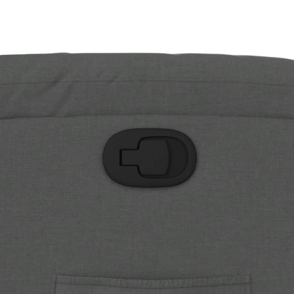 Relaxsessel, Stoff, Dunkelgrau