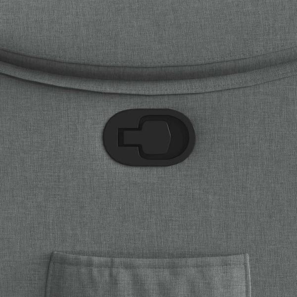 Relaxsessel, Stoff, Dunkelgrau