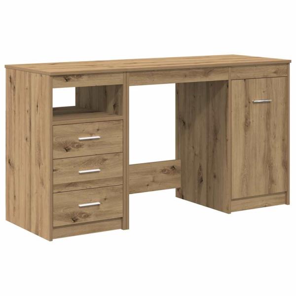 Schreibtisch mit Schrank Artisan Oak Engineered Wood