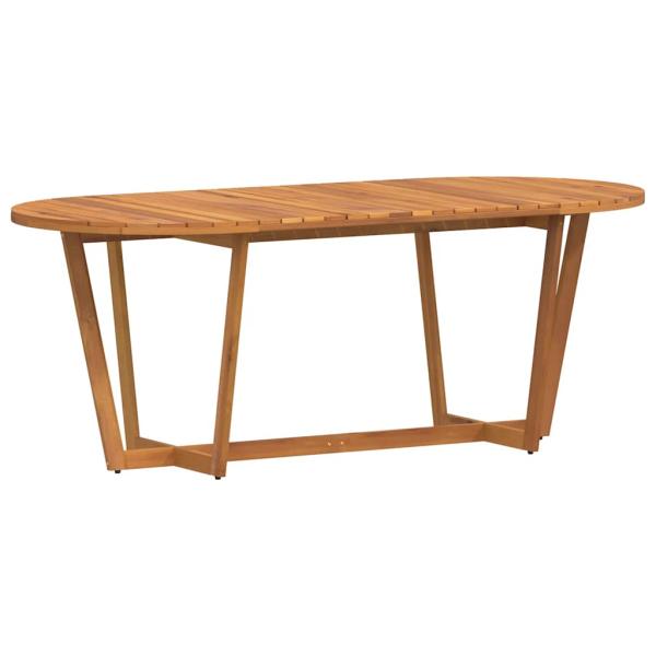 7-teiliges Garten-Ess-Set aus Massivholz Akazie