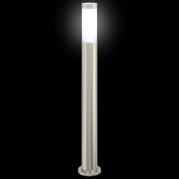 Pollerleuchten 3er 80 cm Edelstahl IP44