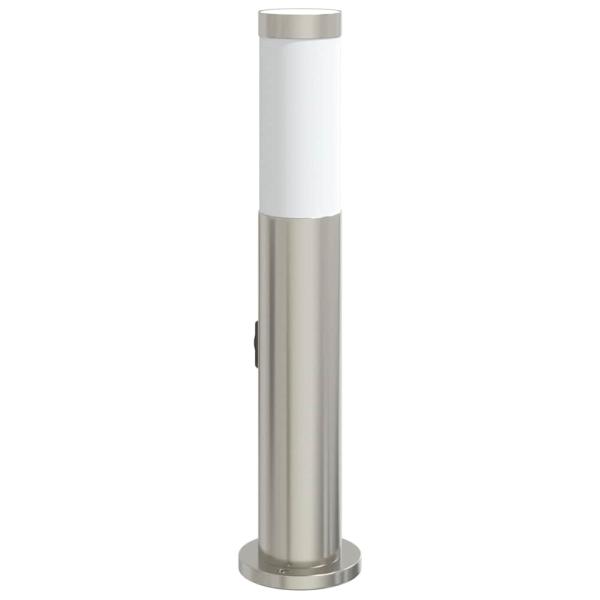 Pollerleuchte mit Auslass 50 cm Edelstahl IP44
