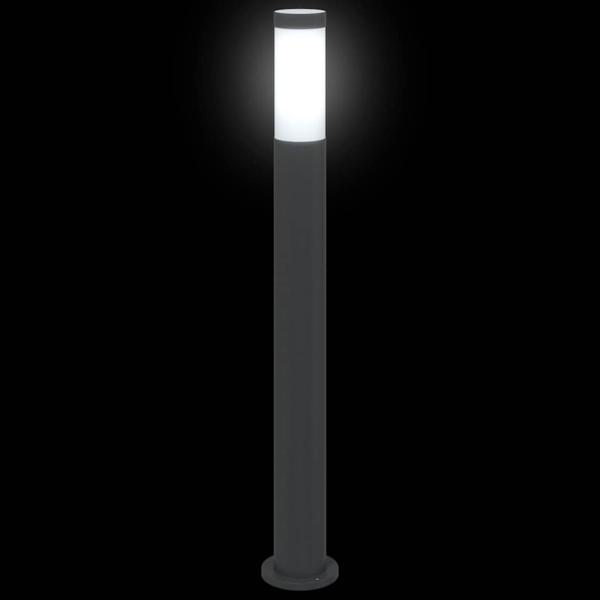 Pollerleuchten 3er 80 cm Edelstahl IP44