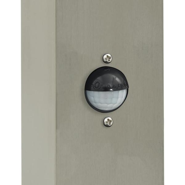 Pollerleuchten mit Sensor 3 Stk. 50 cm Edelstahl IP44