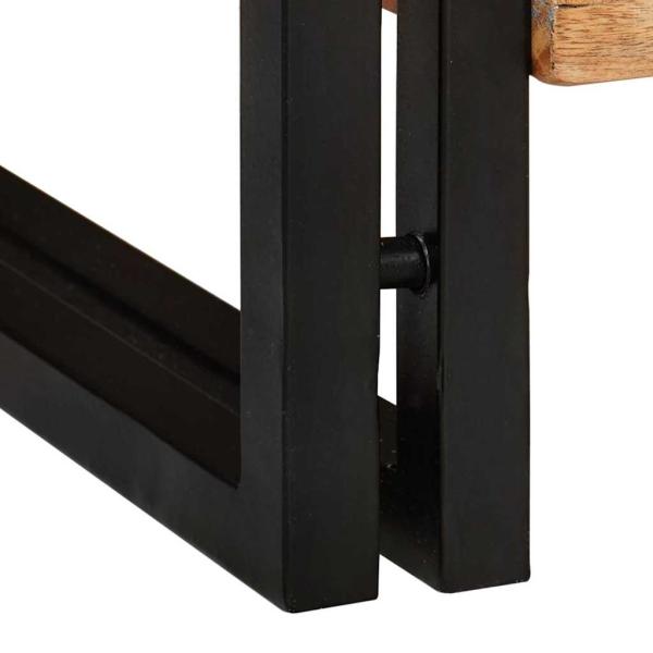 Schuhschrank Braun 90 x 38 x 45 cm recyceltes Massivholz