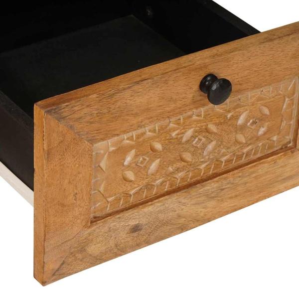 TV-Schränk Hellbraun 70 x 33 x 46 cm massives Mangoholz