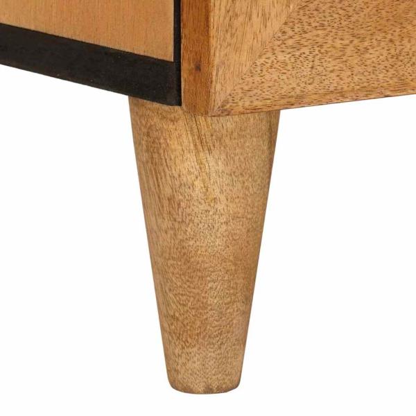 TV-Schränk Hellbraun 70 x 33 x 46 cm massives Mangoholz