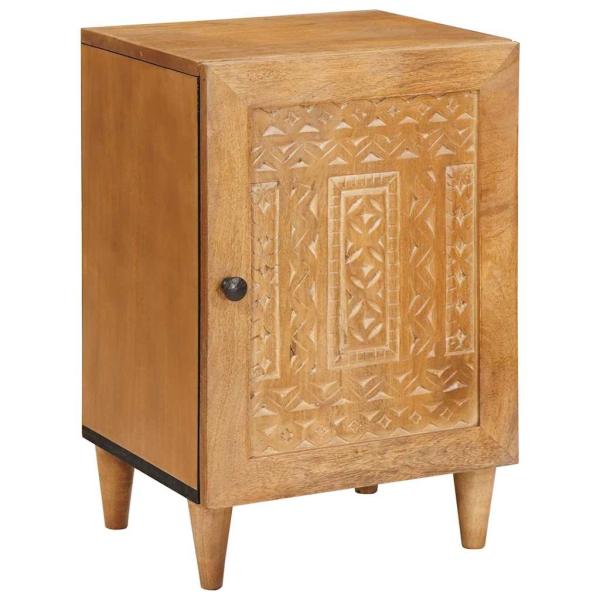 ARDEBO.de - Badezimmer Schrank Wandmontiert Hellbraun 38 x 33,5 x 160 cm