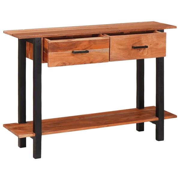 Konsolentisch Braun 110 x 30 x 75 cm Akazie Massivholz