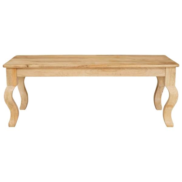 Couchtisch Braun 100 x 55 x 40 cm massives Mangoholz
