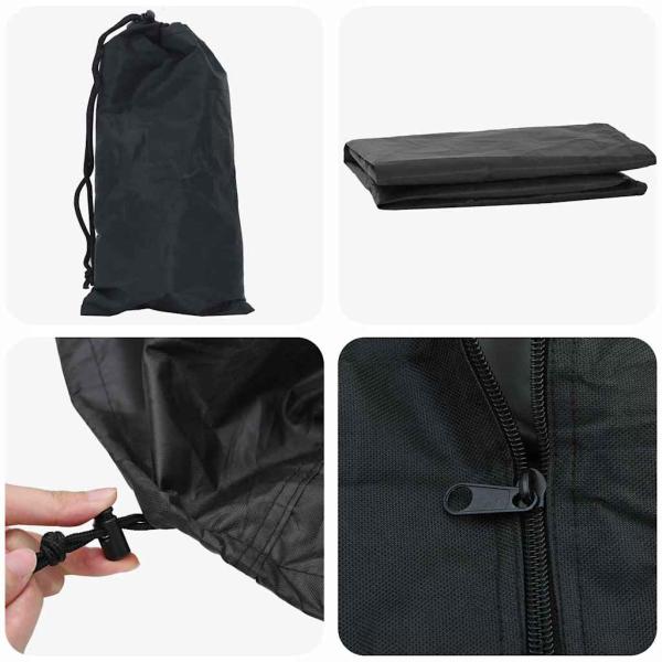 Gartenmöbelabdeckung 165 x 70 x 185 cm 420D Oxford Stoff