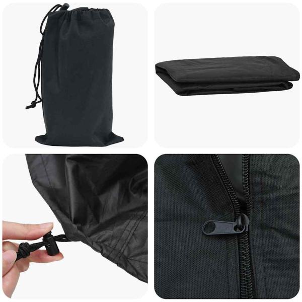 Gartenmöbelabdeckung 165 x 70 x 185 cm 600D Oxford Stoff