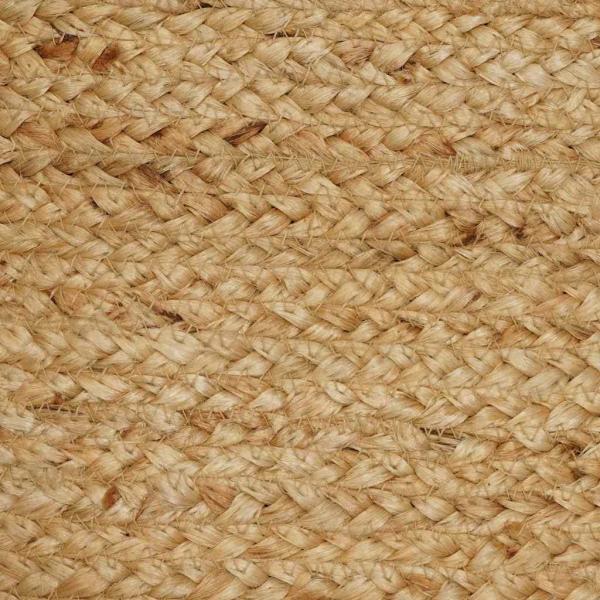 Teppich Beige 122 x 183 cm Jute