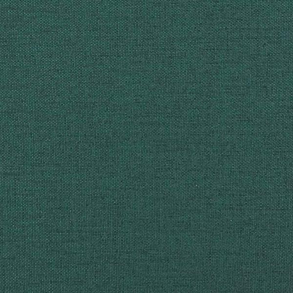 Eckbettgestell Dunkelgrün 90 x 200 cm Stoff und Werkstoffholz