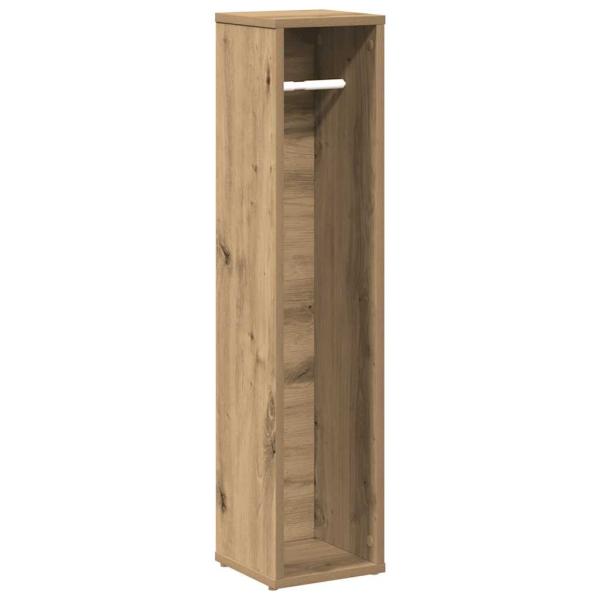 Badezimmerschrank mit Rollenhalter Artisan Oak 20,5x20x90 cm