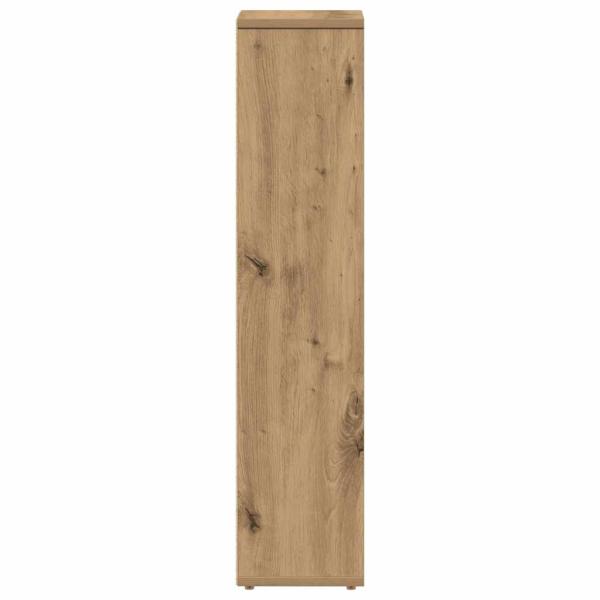 Badezimmerschrank mit Rollenhalter Artisan Oak 20,5x20x90 cm