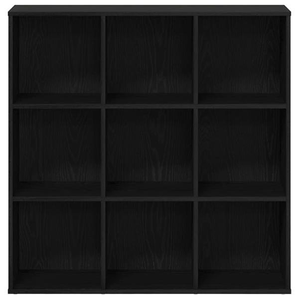 Bücherregal Eiche Schwarz 98x29x97,5 cm Holzwerkstoff