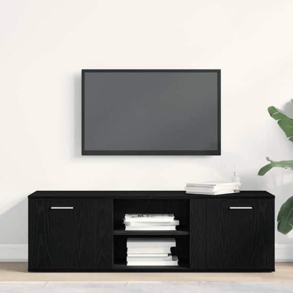 TV-Schrank Schwarze Eiche 120x34x37 cm Holzwerkstoff